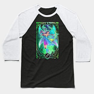 Horoscope: Sagittarius Fairy Baseball T-Shirt